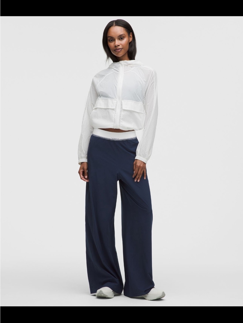 lululemon athletica Swift High-Rise Wide-Leg Pant in Navy Blue - Picture 3 of 3